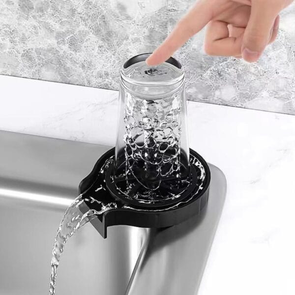 Glass Rinser for Kitchen Sink and Countertop